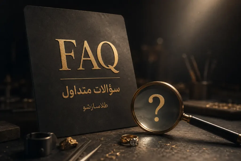 سؤالات متداول آموزش طلاسازی